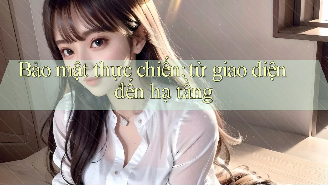 Bảo mật thực chiến: từ giao diện đến hạ tầng