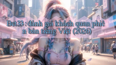 Bet33 đánh giá khách quan phiên bản tiếng Việt (2026)