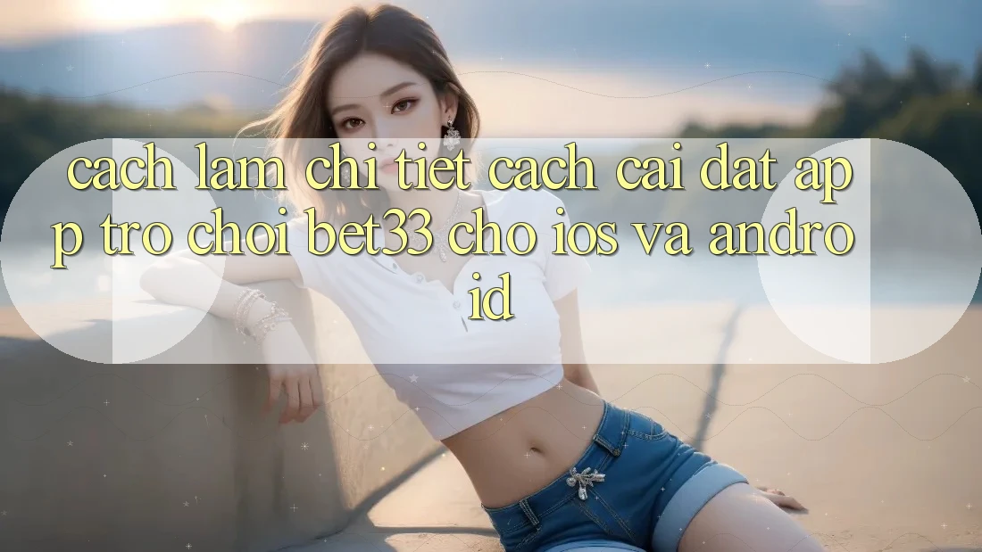 Cách làm Chi Tiết Cách Cài đặt App Trò chơi bet33 Cho iOS Và Android