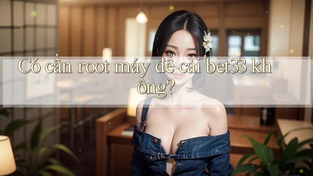Có cần root máy để cài bet33 không?