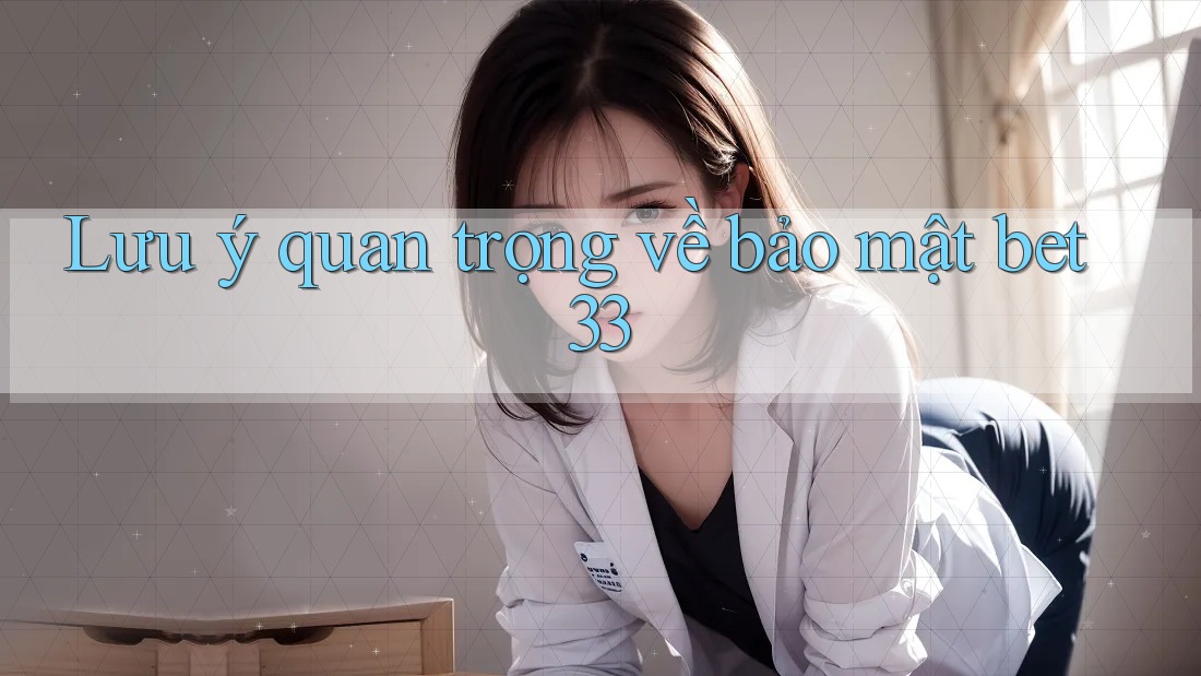 Lưu ý quan trọng về bảo mật bet33