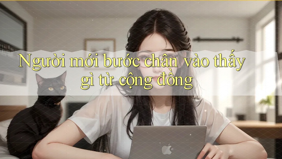 Người mới bước chân vào thấy gì từ cộng đồng